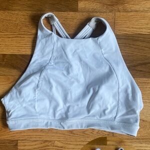 Lululemon white sports bra